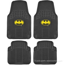 Tappetini da pavimento in gomma batman davanti a 4 pc